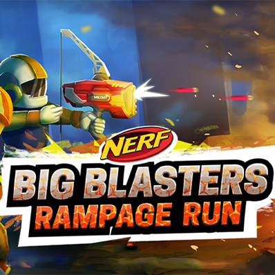 Play the Nerf Rampage Run Big Blasters Free Game Online Hasbro Play